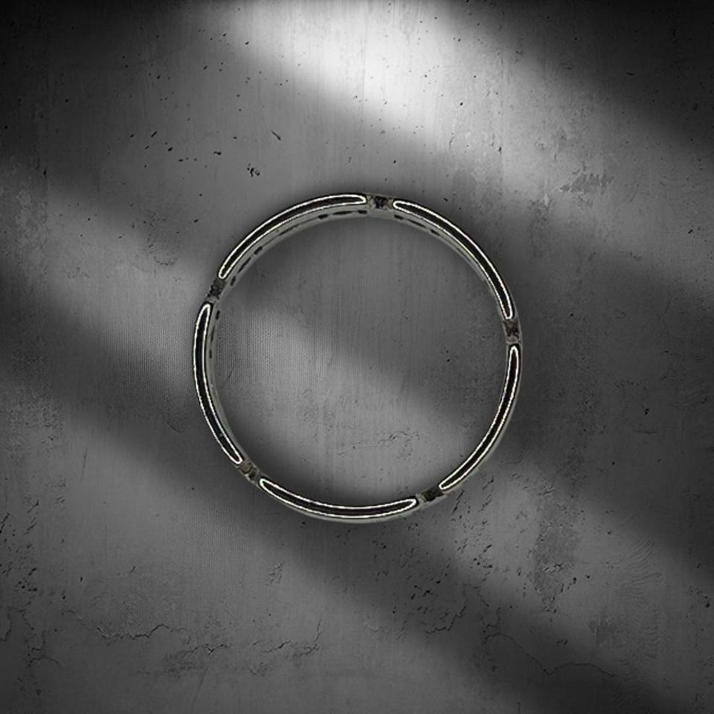 Stainless Steel Razor Blade Ring - Picture 3 of 5